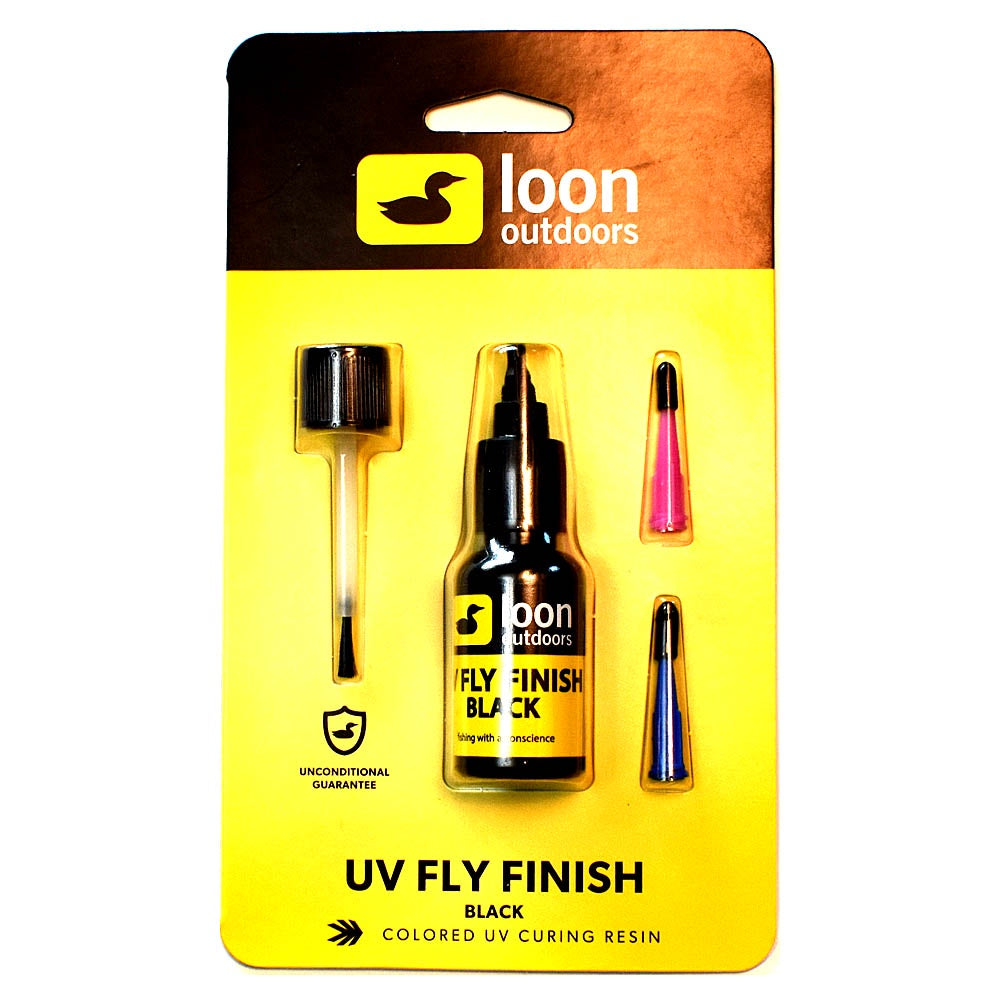 Loon Colored UV Fly Finish Black