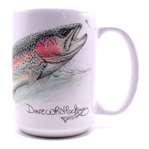 Dave Whitlock Signature Mug-Rainbow Trout