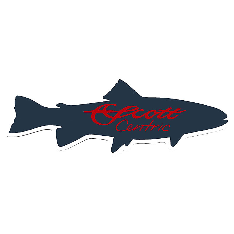 Scott Fly Rod Decal-Centric Fish