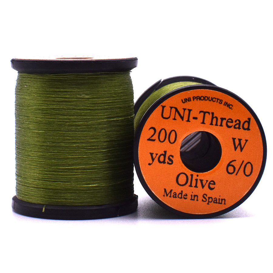 UNI-Thread 6/0 Waxed Olive